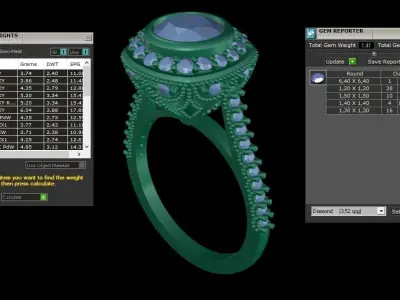 ring code 143 3D print model