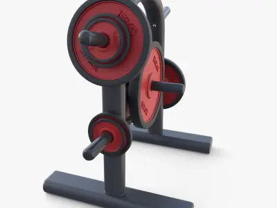 Disk rack v1 3D model