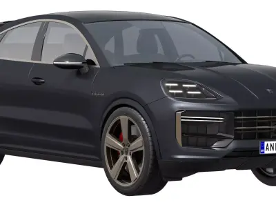 Porsche Cayenne Turbo Coupe 2025 3D model