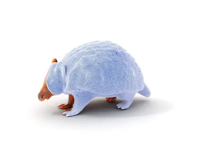 Armadillo Model Pack  High Detail Textured D Model Low-poly 3D model