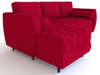 Red Sofa 3D model