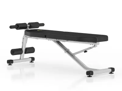 Adjustable Gym Bench 3D model
