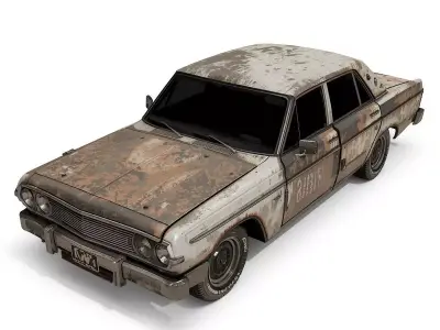 Tactical Performance SUV 3D Model Low-poly 3D model