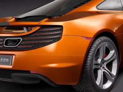 McLaren MP4-12c 2010 3D model