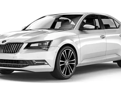Skoda Superb 2018 3D model
