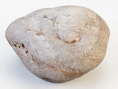 Small Stone 04 PBR Low-poly 3D model