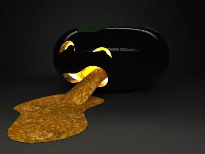 Evil Pumpkin 2 Free 3D model