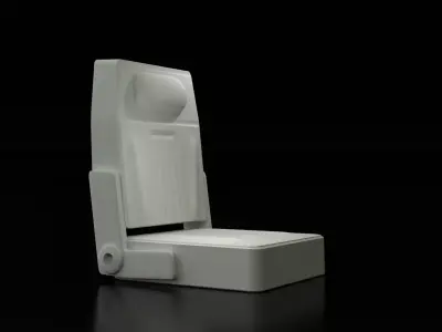 Seat fit ideal for 3D printing or other projects 3D print model