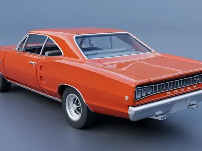 Dodge Coronet 1968 3D print model