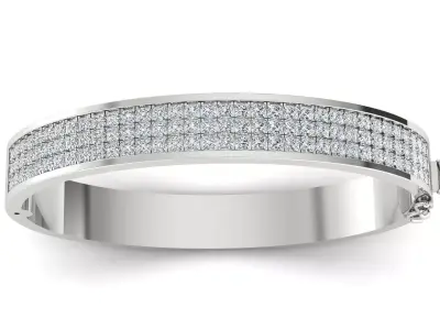 Diamond Bracelet 3D print model shop