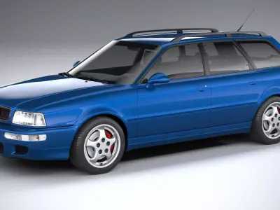 Audi RS2 Avant 1994 3D model