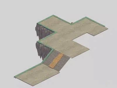 Stone Jade Edge - Stone Mountain 33 3D model