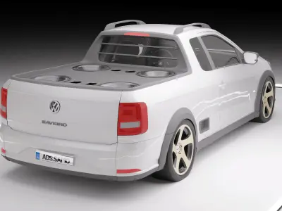 Saveiro Volkswagen Turbo 3D Model 3D model