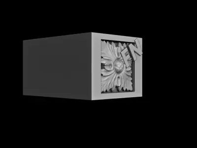 SAMPLE  Bow and  arrows  fireplace mantel 3D model Free 3D model