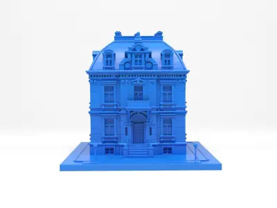 European Building 3D print model