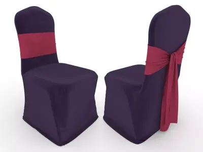 Banquet Chair 48 3D model purchase