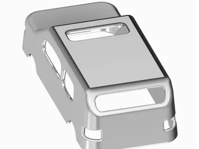 Passenger Car Body 3D print model