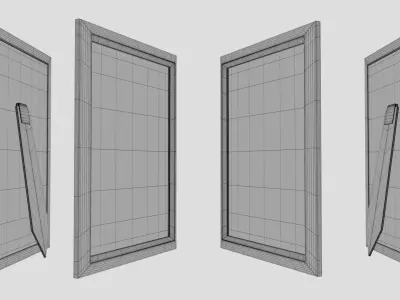 Modern Picture Frame Low-poly 3D model