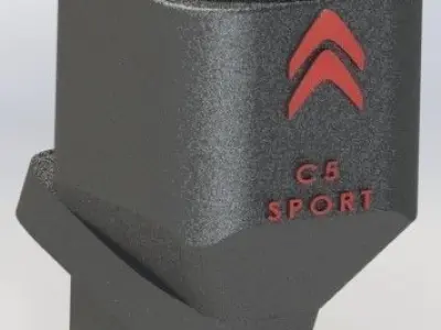 citroen c5 cup holder bardak tutucu 3D model