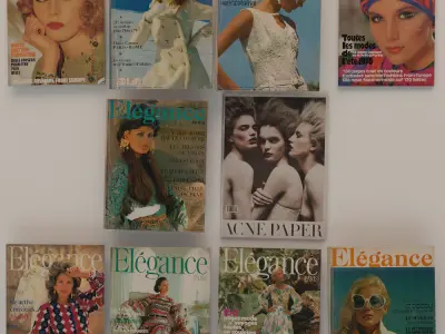 Magazines 46 pcs 3D model