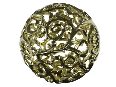 Scroll Ball 3D print model