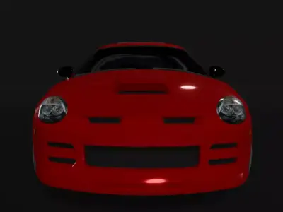 2004 Dodge Neon SRT4 Low-poly 3D model