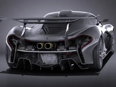 McLaren P1 LM 2018 3D model