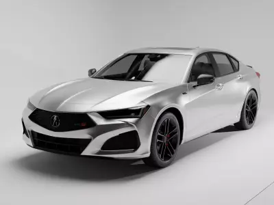 Acura TLX Type-S 2025 Low-poly 3D model