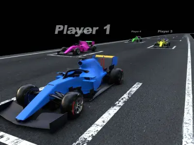 Formula 1 3D analysis template 3D model