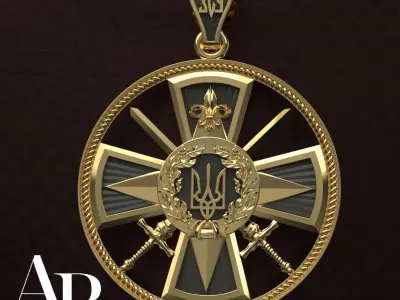 Ukranian Army Emblems 3D print model