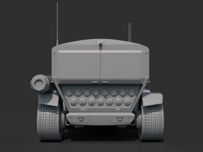 Toyota Lunar Cruiser Jaxa Moon Rover 3D model
