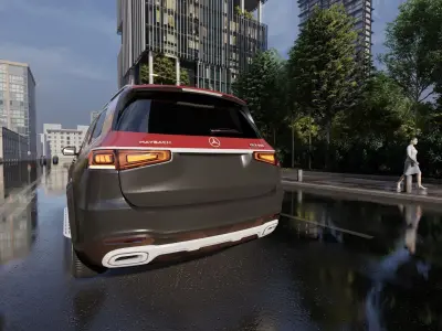 Mercedes Maybach GLS 600 3D model