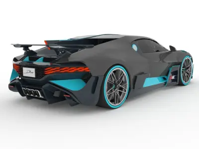 Bugatti Divo 3D model