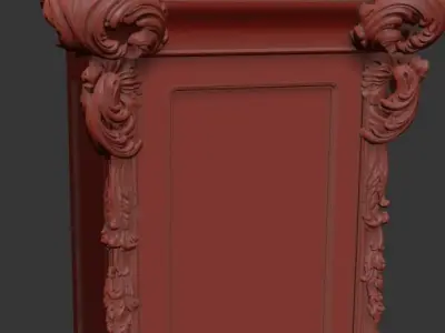 cabinet 3D model 3D model