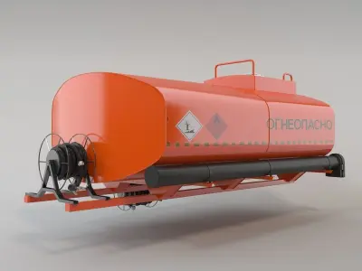 Tank car 3D model
