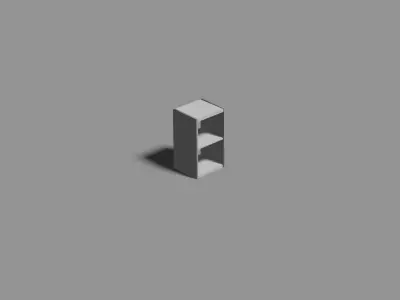 Ikea shelves set Free low-poly 3D model