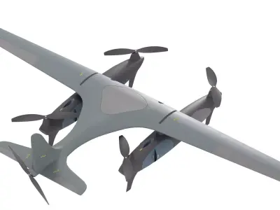 Unmanned Heven Drone Raider 3D model