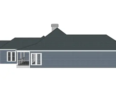 Mediterranean Style House-09 -Archimple LLC 3D model