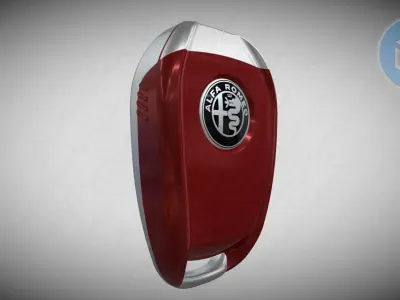 Car key - ALFA ROMEO Giulia  Stelvio 3D model
