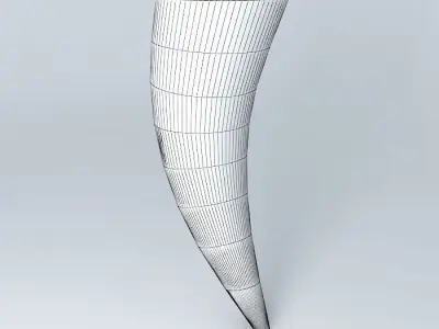 Horn tusk Free 3D model