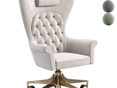 YORK SWIVEL ARMCHAIR by Visionnaire 3D model