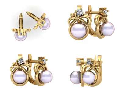 Earrings od107 3D print model