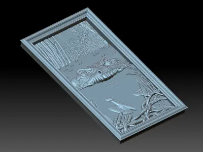 Crocodile 3D print model order