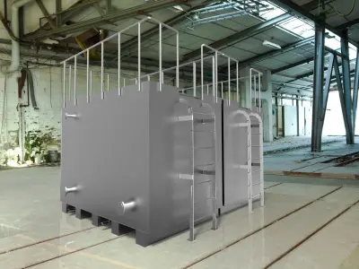 Water tanks 10m3 3D model