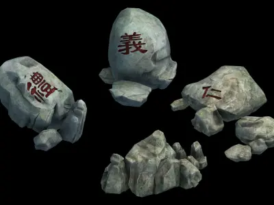 Stone Field - Stone 71 3D model