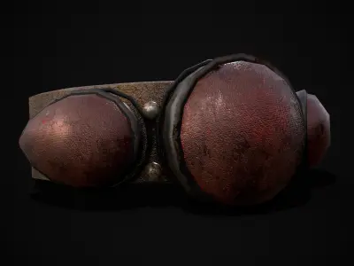 Medieval Ring Free low-poly 3D model