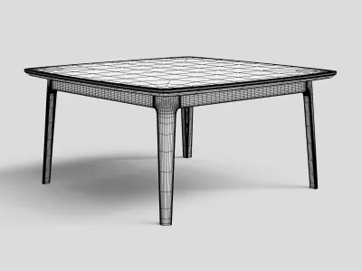 Oskar Dining Table 3D model