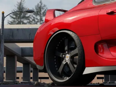 Toyota Supra mk4 3D model