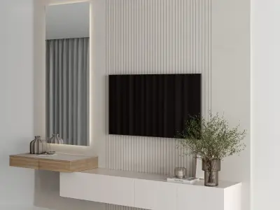 Bedroom Furniture Composition 11 3D model