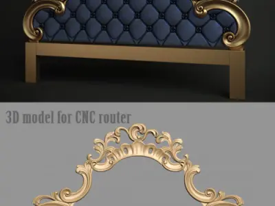 Bed Luxury  3D model